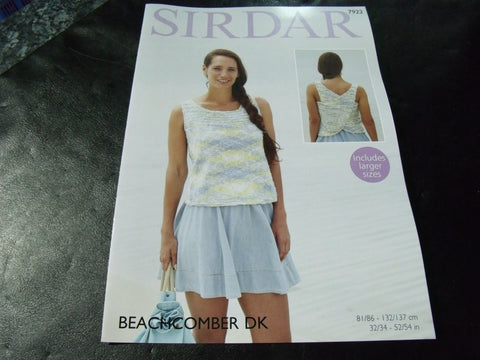 Sirdar Beachcomber Double Knitting Top Pattern 7922