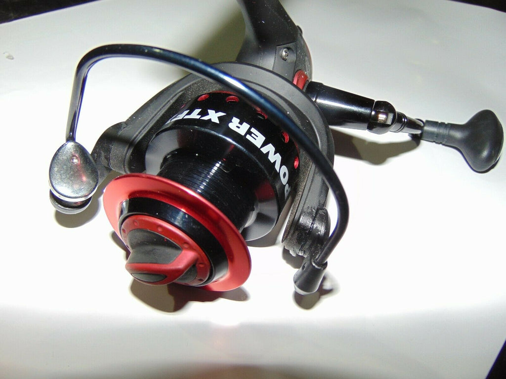 Fladen Power 130 Rear Drag Spinning Fishing Reels Red Fixed Spool